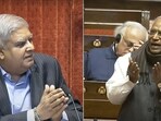 Rajya Sabha chairman Jagdeep Dhankhar and Leader of Opposition Mallikarjun Kharge. Rajya Sabha chairman Jagdeep Dhankhar and Leader of Opposition Mallikarjun Kharge.