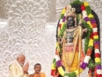 Prime Minister Narendra Modi participated in the consecration ceremony of Ayodhya's Ram temple on January 22.