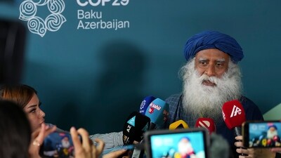 Sadhguru expresses concern over disruptions in Parliament. (AP/FILE) (AP) Sadhguru expresses concern over disruptions in Parliament. (AP/FILE) (AP)