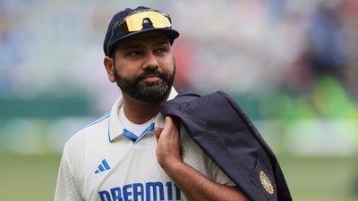 India's captain Rohit Sharma walks off the field (AP) India's captain Rohit Sharma walks off the field (AP)