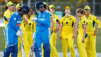 Australia’s home dominance continued as they clean swept India in the three-match ODI series on Wednesday. (BCCI Women/X) Australia’s home dominance continued as they clean swept India in the three-match ODI series on Wednesday. (BCCI Women/X)