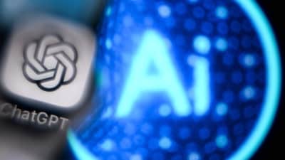 A photo taken on November 27, 2024 shows the logo of the ChatGPT application developed by US artificial intelligence research organization OpenAI on a smartphone screen (L) and the letters AI on a laptop screen in Frankfurt am Main, western Germany. (Photo by Kirill KUDRYAVTSEV / AFP) (AFP) A photo taken on November 27, 2024 shows the logo of the ChatGPT application developed by US artificial intelligence research organization OpenAI on a smartphone screen (L) and the letters AI on a laptop screen in Frankfurt am Main, western Germany. (Photo by Kirill KUDRYAVTSEV / AFP) (AFP)