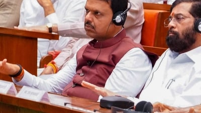 Maharashtra Chief Minister Devendra Fadnavis and Deputy Chief Minister at Mumbai Vidhan Sabha. (PTI) Maharashtra Chief Minister Devendra Fadnavis and Deputy Chief Minister at Mumbai Vidhan Sabha. (PTI)