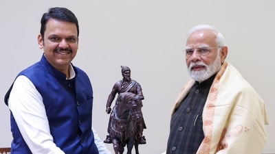 Maharashtra CM Devendra Fadnavis met Prime Minister Narendra Modi in Delhi on Thursday. Maharashtra CM Devendra Fadnavis met Prime Minister Narendra Modi in Delhi on Thursday.