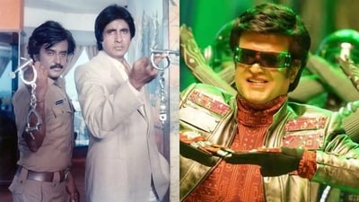 Hum to Enthiran and 2.0: Birthday star Rajinikanth's best Bollywood biggies for your binge session Hum to Enthiran and 2.0: Birthday star Rajinikanth's best Bollywood biggies for your binge session