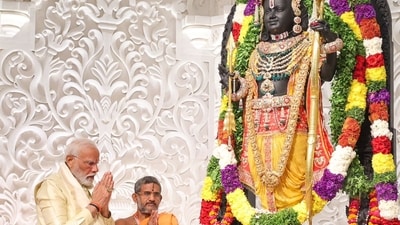 Prime Minister Narendra Modi participated in the consecration ceremony of Ayodhya's Ram temple on January 22. (X) Prime Minister Narendra Modi participated in the consecration ceremony of Ayodhya's Ram temple on January 22. (X)