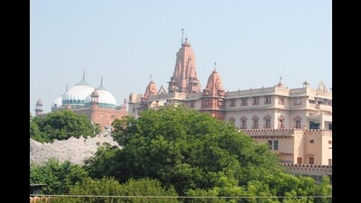 Shri Krishna Janmasthan Temple and Shahi Eidgah Mosque (HT Photo) Shri Krishna Janmasthan Temple and Shahi Eidgah Mosque (HT Photo)