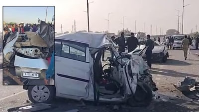 In Uttar Pradesh, over 23,000 people, or 13.7% of all road accident deaths, were reported, followed by Tamil Nadu with over 18,000 deaths (10.6%). (File) (Pic used for representation) In Uttar Pradesh, over 23,000 people, or 13.7% of all road accident deaths, were reported, followed by Tamil Nadu with over 18,000 deaths (10.6%). (File) (Pic used for representation)