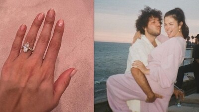 Selena Gomez is engaged to Benny Blanco, revealing a stunning engagement ring valued at over $1 million. (@selenagomez/Instagram) Selena Gomez is engaged to Benny Blanco, revealing a stunning engagement ring valued at over $1 million. (@selenagomez/Instagram)