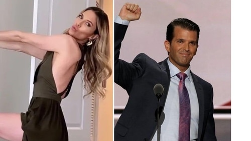 Trump Jr seen holding hands with Florida socialite Bettina Anderson. (Photo credit: Bettina Anderson/Instagram, Reuters File Photo) Trump Jr seen holding hands with Florida socialite Bettina Anderson. (Photo credit: Bettina Anderson/Instagram, Reuters File Photo)