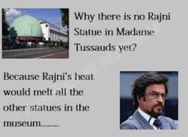 Rajni's fans respond to why he doesn't have a statue at the famous Madame Tussauds Rajni's fans respond to why he doesn't have a statue at the famous Madame Tussauds