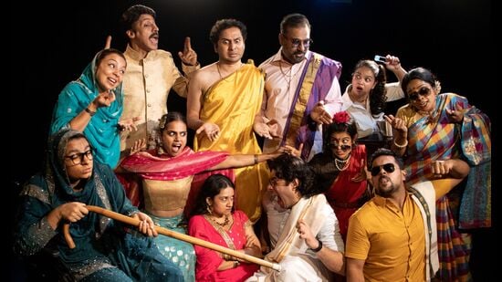 A performance of Runaway Brides (Prithvi Theatre)