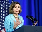 Nancy Pelosi is hospitalized for evaluation but continues to work remotely. (AP Photo/Susan Walsh, File) Nancy Pelosi is hospitalized for evaluation but continues to work remotely. (AP Photo/Susan Walsh, File)