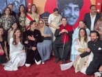 All members of Kapoor family posed for an iconic picture at the RK Film Festival in Mumbai.