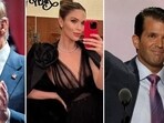 Don Jr and new GF Bettina Anderson visit Mar-a-Lago, greeted by Donald Trump (ALLISON ROBBERT/Pool via REUTERS/File Photo (via REUTERS), Bettina Anderson/Instagram, Reuters File Photo)