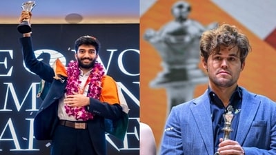 D Gukesh responded to Magnus Carlsen's criticism. D Gukesh responded to Magnus Carlsen's criticism.