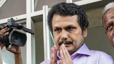 DMK leader V Senthil Balaji. (PTI)