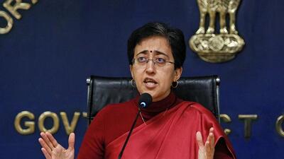 Delhi chief minister Atishi on Friday. (ANI) Delhi chief minister Atishi on Friday. (ANI)