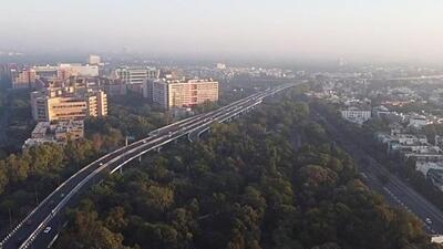 Delhi’s air quality remained in the ‘poor’ category, marginally improving in the past 24 hours. (ANI photo) Delhi’s air quality remained in the ‘poor’ category, marginally improving in the past 24 hours. (ANI photo)
