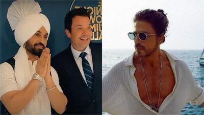 Diljit Dosanjh flaunts his success in new music video with Shah Rukh Khan. Diljit Dosanjh flaunts his success in new music video with Shah Rukh Khan.