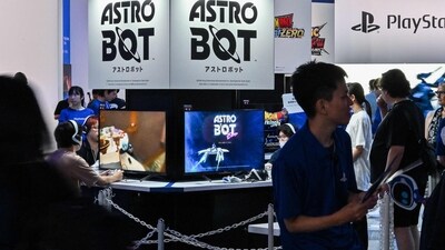 People visit booth (C) for video game Astro Bot - developed to use with the new Sony PlayStation 5 - during the preview day for the annual Tokyo Game Show at Makuhari Messe in Chiba City, (AFP) People visit booth (C) for video game Astro Bot - developed to use with the new Sony PlayStation 5 - during the preview day for the annual Tokyo Game Show at Makuhari Messe in Chiba City, (AFP)