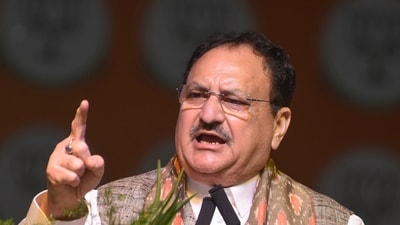 BJP National President JP Nadda said  George Soros is hatching conspiracies against India. (PTI)
