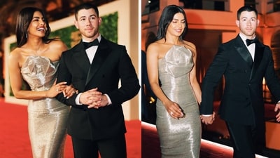 Priyanka Chopra and Nick Jonas at the 2024 Red Sea Film Festival