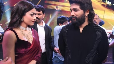 Rashmika Mandanna and Allu Arjun recently acted together in Pushpa 2: The Rule. (Santosh Kumar/ Hindustan Times)
