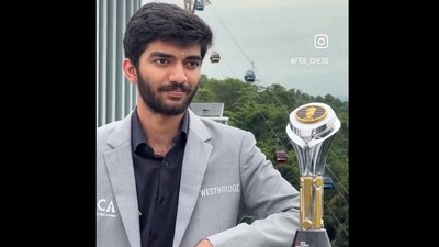 D Gukesh did not touch the World Championship trophy D Gukesh did not touch the World Championship trophy