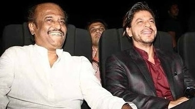 Shah Rukh Khan shared a post on Instagram for Rajinikanth. Shah Rukh Khan shared a post on Instagram for Rajinikanth.