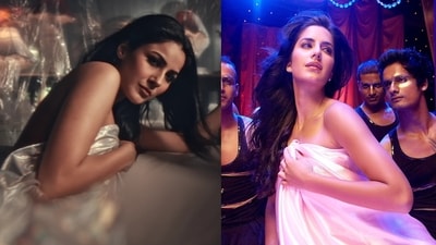Shehnaaz Gill recreates Katrina Kaif's iconic look from Sheila Ki Jawani Shehnaaz Gill recreates Katrina Kaif's iconic look from Sheila Ki Jawani