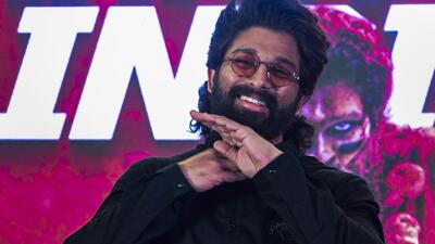 Telugu film actor Allu Arjun arrested on Friday. (PTI)