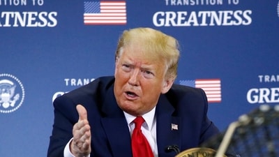 FILE - President-elect Trump supports 45,000 union dockworkers in negotiations over automation, emphasizing the need to prioritize American jobs. (AP Photo/Patrick Semansky, File) (AP)