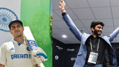 Shubman Gill congratulates Gukesh Dommaraju ((Shubman Gill/FIDE Instagram) ) Shubman Gill congratulates Gukesh Dommaraju ((Shubman Gill/FIDE Instagram) )
