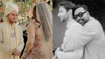 Anurag Kashyap defends Shane Gregoire as he gets trolled for emotional moment at his wedding. (Instagram) Anurag Kashyap defends Shane Gregoire as he gets trolled for emotional moment at his wedding. (Instagram)