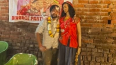 Haryana man threw a viral divorce party, sparking debate. (Instagram/m_s_dhakad_041)