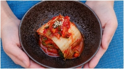 Eating half a cup of fermented food like kimchi can boost your body's GLP-1, as per a dietician. (Unsplash) Eating half a cup of fermented food like kimchi can boost your body's GLP-1, as per a dietician. (Unsplash)