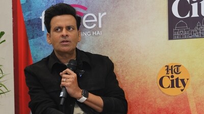 Actor Manoj Bajpayee at HT City Stars In The City.