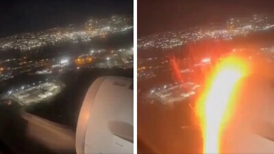 A bird flew into the engine of an American Airlines flight on Thursday, forcing the flight bound for North Carolina to make an emergency landing in New York (X) A bird flew into the engine of an American Airlines flight on Thursday, forcing the flight bound for North Carolina to make an emergency landing in New York (X)