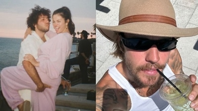 Selena Gomez and Benny Blanco reportedly kept their engagement secret since August to avoid ties to singer's ex, Justin Bieber. (@selenagomez/Instagram, @justinbieber/Instagram) Selena Gomez and Benny Blanco reportedly kept their engagement secret since August to avoid ties to singer's ex, Justin Bieber. (@selenagomez/Instagram, @justinbieber/Instagram)