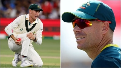 Marnus Labuschagne challenged David Warner to check on his criticism following the Adelaide Test (AP)