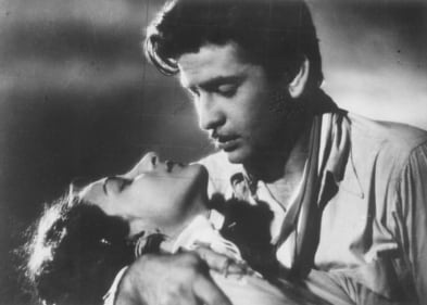 Nargis and Raj Kapoor reunited in Barsaat. Nargis and Raj Kapoor reunited in Barsaat.