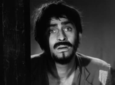 Raj Kapoor in Jagte Raho. Raj Kapoor in Jagte Raho.