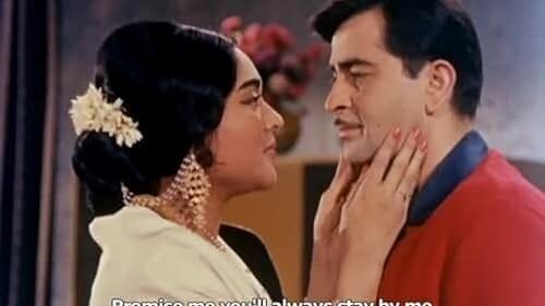 Vyjayanthimala and Raj Kapoor in Sangam. Vyjayanthimala and Raj Kapoor in Sangam.