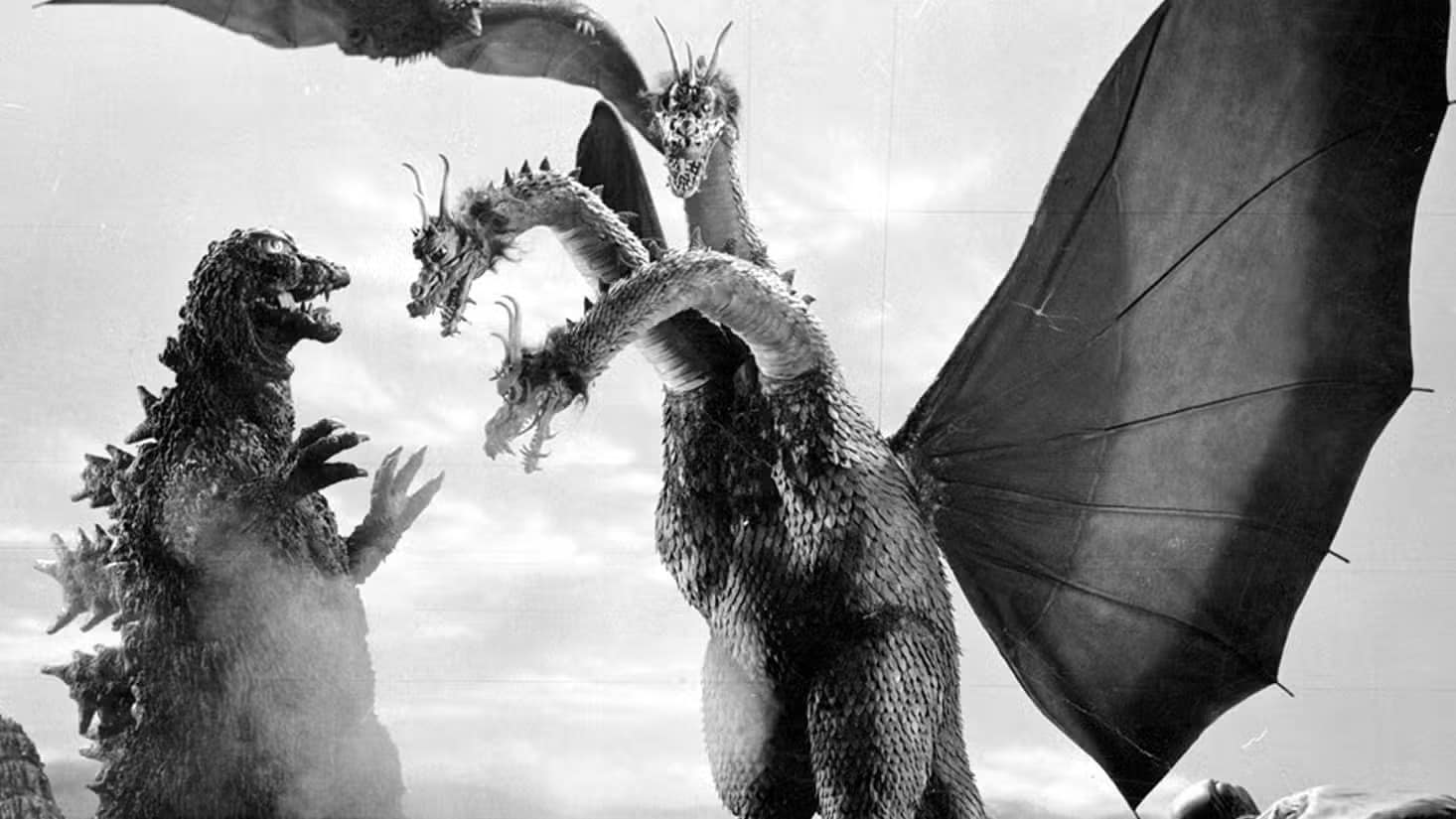 By the fifth movie in the franchisee, Ghidorah, the Three-Headed Monster (1964), Godzilla had gone from threat to protector. By the fifth movie in the franchisee, Ghidorah, the Three-Headed Monster (1964), Godzilla had gone from threat to protector.