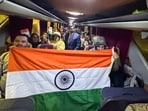 The evacuated Indians were first taken to Lebanon, Beirut, and then brought back to Delhi. The evacuated Indians were first taken to Lebanon, Beirut, and then brought back to Delhi.