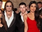 Priyanka Chopra at Red Sea Film Festival dinner with Nick Jonas and others; her red Versace dress costs over <span class='webrupee'>₹</span>2 lakh. (Instagram/Mohammed Al Turki) Priyanka Chopra at Red Sea Film Festival dinner with Nick Jonas and others; her red Versace dress costs over <span class='webrupee'>₹</span>2 lakh. (Instagram/Mohammed Al Turki)