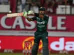 Pakistan's Babar Azam plays a shot during the first T20 cricket match between South Africa and Pakistan at the Kingsmead stadium. (AP Photo/ Themba Hadebe) Pakistan's Babar Azam plays a shot during the first T20 cricket match between South Africa and Pakistan at the Kingsmead stadium. (AP Photo/ Themba Hadebe)