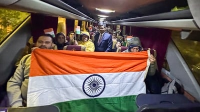 The evacuated Indians were first taken to Lebanon, Beirut, and then brought back to Delhi. (X/India in Lebanon) The evacuated Indians were first taken to Lebanon, Beirut, and then brought back to Delhi. (X/India in Lebanon)