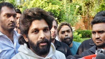 The ruling Congress president in Telangana B Mahesh Kumar Goud on Saturday law was taking its course in Allu Arjun's case (Tharun Vinny) The ruling Congress president in Telangana B Mahesh Kumar Goud on Saturday law was taking its course in Allu Arjun's case (Tharun Vinny)